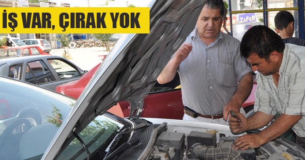 Sanayi sitesinde iş var, çırak yok