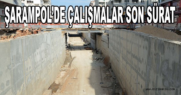 Şarampol’de çalışmalar son sürat