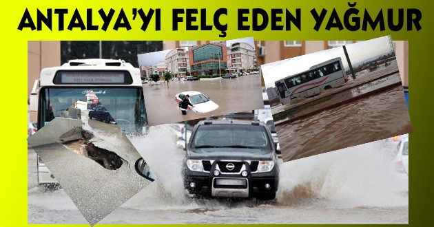 Şiddetli Yağış Yaşamı Felç Etti