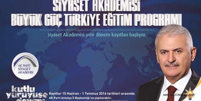 Siyaset Akademisi Yeniden Başlıyor