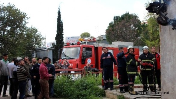 Suriyeli Ailenin Evi Yangında Kül Oldu