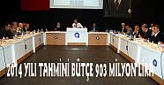 2014 YILI TAHMİNİ BÜTÇE 903 MİLYON LİRA