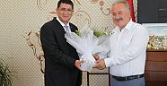 ADLIHAN DERE ‘ DEN BAŞKAN ŞAHİN’ E İADE-İ ZİYARET