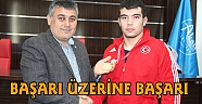 Aksu Belediye sporlu sporcular madalyaya doymuyor
