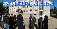 AKSU BELEDİYESİ’NDEN EĞİTİM DESTEĞİ