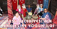 AKSU BELEDİYESİ’NİN BAHÇESİNE YOĞUN İLGİ