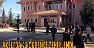 AKSU’DA 25 ÖĞRENCİ ZEHİRLENDİ