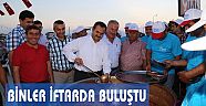 AKSU’DA BİNLERCE VATANDAŞ İFTARDA BULUŞTU