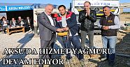 AKSU’DA HİZMET YAĞMURU DEVAM EDİYOR