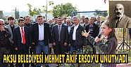 AKSU’DA MEHMET AKİF ERSOY PARKI