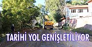 AKSU'DA TARİHİ YOL GENİŞLETİLİYOR