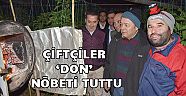 AKSU’DA ÜRETİCİLER DON NÖBETİNDE