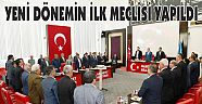 AKSU’DA YENİ DÖNEMİN İLK MECLİSİ TOPLANDI