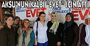 AKSU’NUN KALBİ ‘’EVET’’ İÇİN ATTI