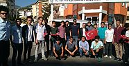 Alanya Ülkü Ocakları Polise ve Askere Bayrak Dağıttı