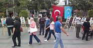 ANTALYA ALPEREN OCAKLARI DOĞU TÜRKİSTAN İÇİN RESİM SERGİSİ AÇTI