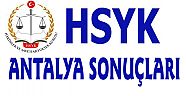 Antalya'da HSYK Adli Yargı Sonuçları