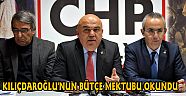 ANTALYA’DA KILIÇDAROĞLU'NUN BÜTÇE MEKTUBU OKUNDU