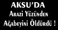 ARAZİ YÜZÜNDEN AĞABEYİNİ ÖLDÜRDÜ !