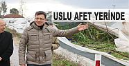 ATAY USLU AFET YERİNDE İNCELEMELERDE BULUNDU