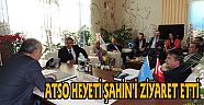  Atso Heyeti, Aksu Belediye Başkanı Şahin'i Ziyaret Etti