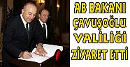 AB BAKANI BAKAN ÇAVUŞOĞLU: “ANTALYA’YA 3.8 MİLYON EURO KAYNAK AKTARILDI”