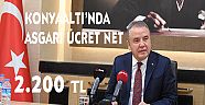 BAŞKAN BÖCEK, ASGARİ ÜCRETİ AÇIKLADI: NET 2200 TL
