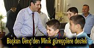 Başkan Genç’den Minik güreşçilere destek