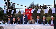 BAŞKAN ŞAHİN GÖKDERE VE TOPALLI HALKIYLA BULUŞTU