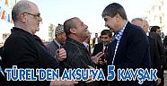 Başkan Türel’den Aksu’ya 5 kavşak müjdesi