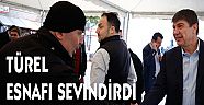 BAŞKAN TÜREL, SOBACILAR ÇARŞISI ESNAFININ YÜZÜNÜ GÜLDÜRDÜ
