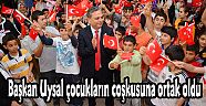 Başkan Uysal çocukların coşkusuna ortak oldu