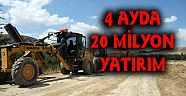 Büyükşehir'den İlçelere 4 Ayda 20 Milyon Liralık Yatırım