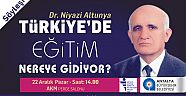 BÜYÜKŞEHİR’DEN “TÜRKİYE’DE EĞİTİM NEREYE GİDİYOR?” KONULU SÖYLEŞİ