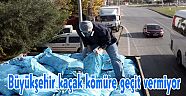 Büyükşehir kaçak kömüre geçit vermiyor