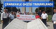 ÇANAKKELE GEZİSİ TAMAMLANDI