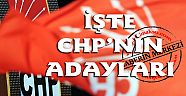 CHP ADAY LİSTESİ YSK'YA VERİLDİ