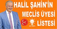 CUMHUR İTTİFAKI MECLİS ÜYESİ LİSTESİ TAMAMLANDI