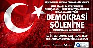 DEMOKRASİ ŞEHRİ ANTALYADA DEMOKRASİ ŞÖLENİ YAŞANACAK