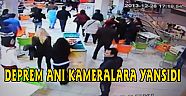  DEPREMDE PANİK ANI KAMERALARA YANSIDI