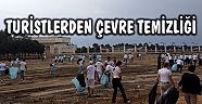 Dünya Çevre Günü’nde Plajı temizlediler