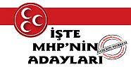 İŞTE MHP ANTALYA LİSTESİ