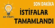 İSTİFALAR TAMAM