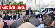 KARAÇALI HALKI TAPULARINI İSTİYOR