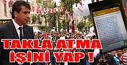 KAYA,“TAKLA ATMA, İŞİNİ YAP”