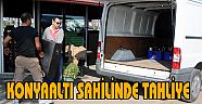 KONYAALTI SAHİLİNDE TAHLİYE