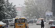 Korkuteli'ne Kar Yağdı