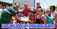 KUNDU SAHİLLERİNDE MAVİ BAYRAKLAR DALGALANIYOR