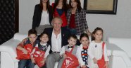 Miniklerden Başkan Evcilmen’e Bayram Ziyareti