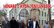 Sanayi Camii'nin Minaresini Belediye 2 Ayda Yenileyecek